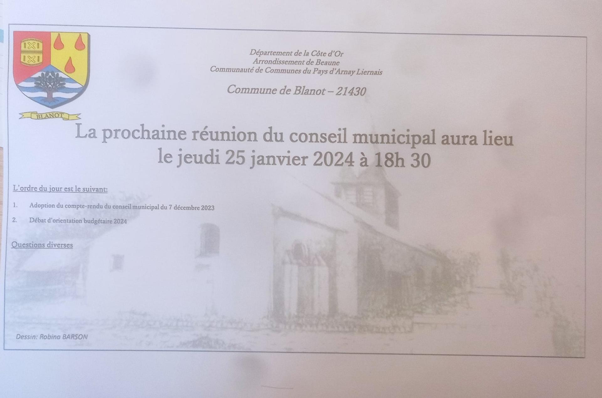 CONSEIL MUNICIPAL